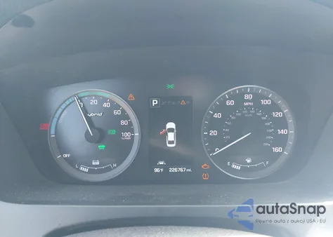 2016 Hyundai Sonata Hybrid Limited z USA, uszkodzony, nr VIN KMHE34L10GA008611